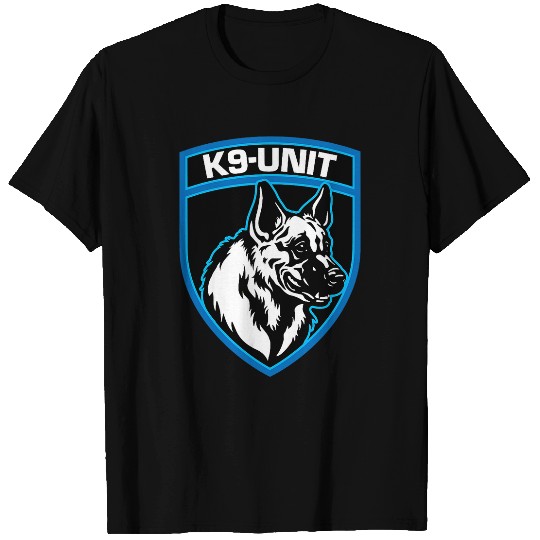German Shepherd Pet K9UNIT german shepherd law enforcement badge logo police T-Shirts