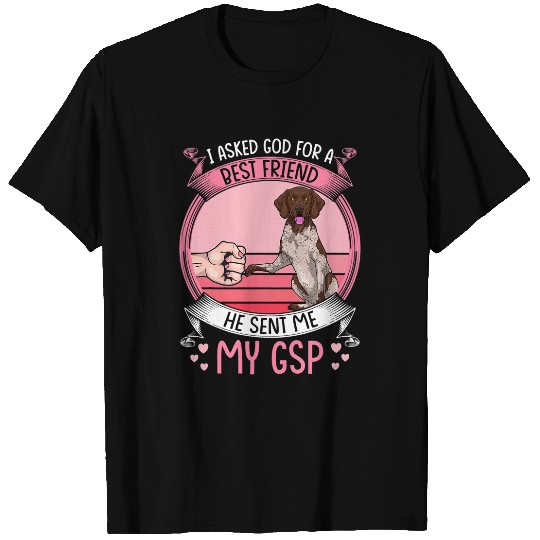 German Shorthaired Pet Apparel GSP Dog Lovers for Women T-Shirts