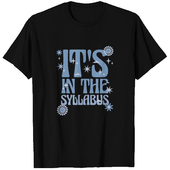 Elementary Teacher Its In The Syllabus T-Shirts