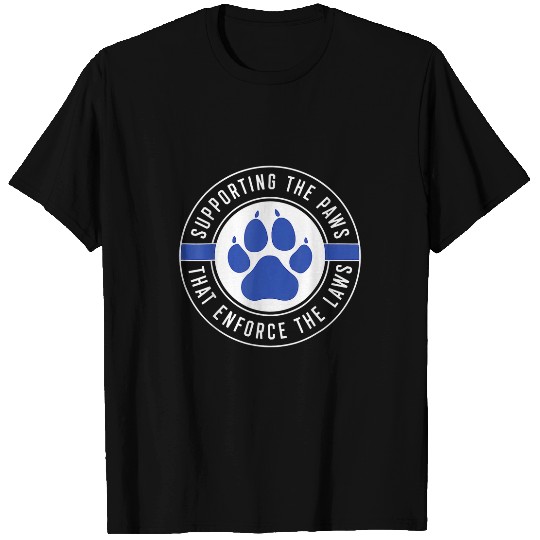 K9 Pet Police Officer Support Law Enforcement T-Shirts