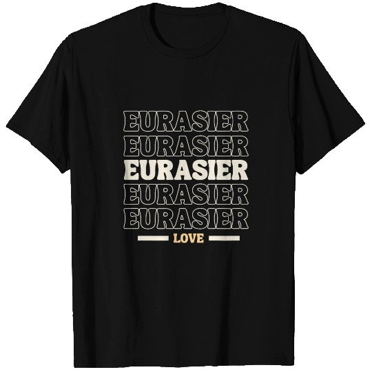 Eurasier Pet vintages Eurasier multi line T-Shirts