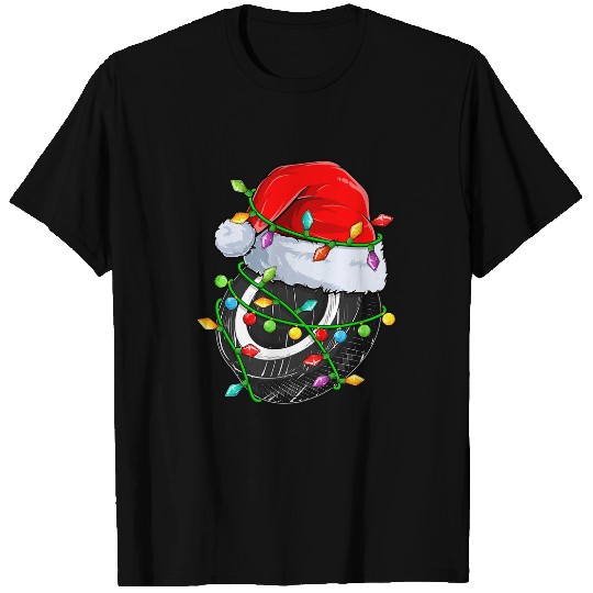 Sport Hockey Santa Sports Design For Men Boys Christmas Ice T-Shirts