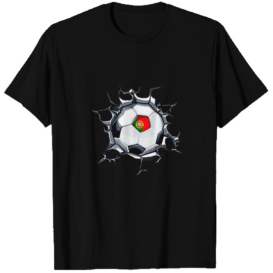 Sport Soccer Portugal Soccer Fans Jersey Proud Portuguese Football Lovers T-Shirts