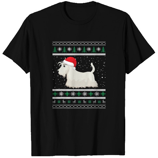 Scottish Terrier Pet Christmas Idea For Women xmass Scottie Dog 7 T-Shirts