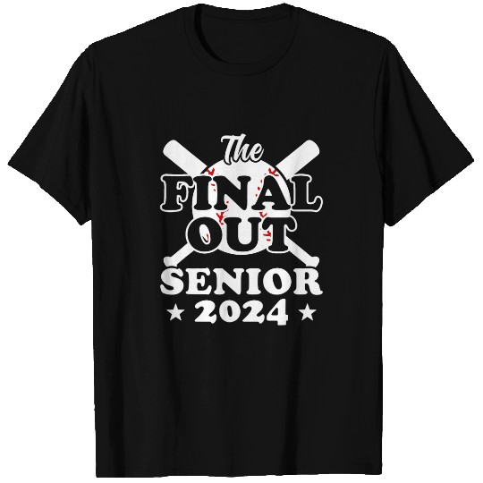 Sport Baseball Senior 2024 Baseball Funny Senior Year Class of 2024 T-Shirts