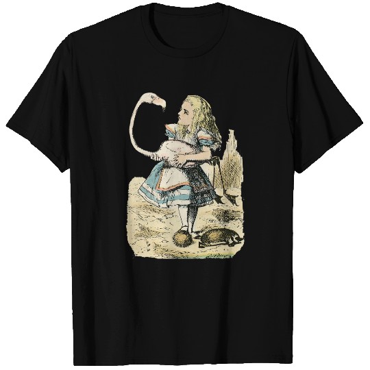 Sport Croquet vintages Alice in Wonderland Flamingo Croquet Illus. T-Shirts
