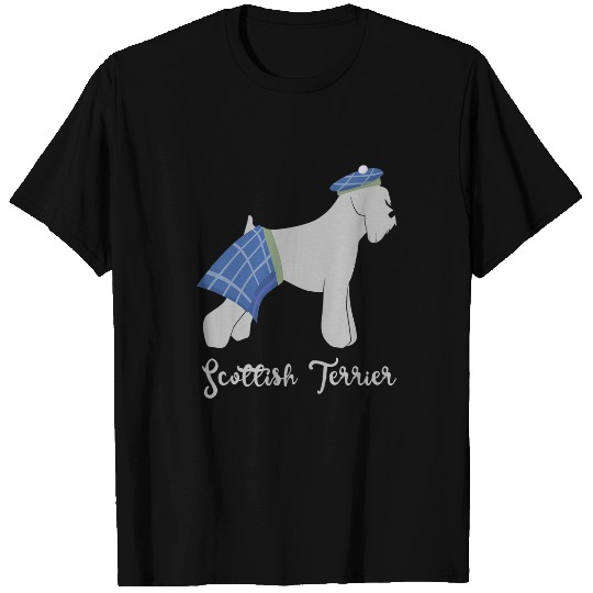 Scottish Terrier Pet Cute Scots Tees Scottish Terrier Tartan T-Shirts