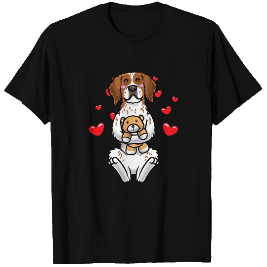 Brittany Spaniel Pet Stuffed Animal Kawaii Dog Epagneul Breton T-Shirts