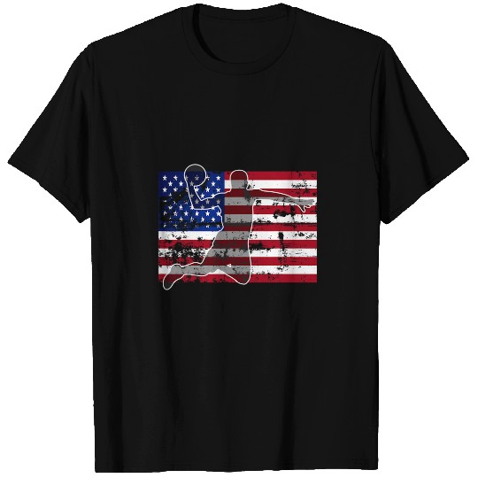Sport Basketball American Flag Basketball USA Flag 4th of July Men Boys Kids 5 T-Shirts