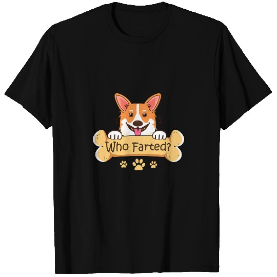 Corgi Pet Funny Welsh Corgi Who Farted Welsh Corgis 624 T-Shirts
