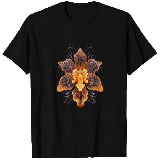 Vanda Orange Orchid Flower Plant Florist Gardener Gardening T-Shirts