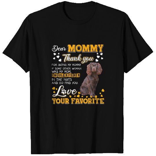 Boykin Spaniel Pet Dear Mommy Thank You For Being My Mommy T-Shirts