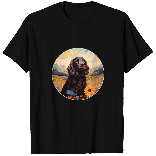 Boykin Spaniel Pet Cute Boykin Spaniel Flower Mountain Swamp Poodle Puppy T-Shirts