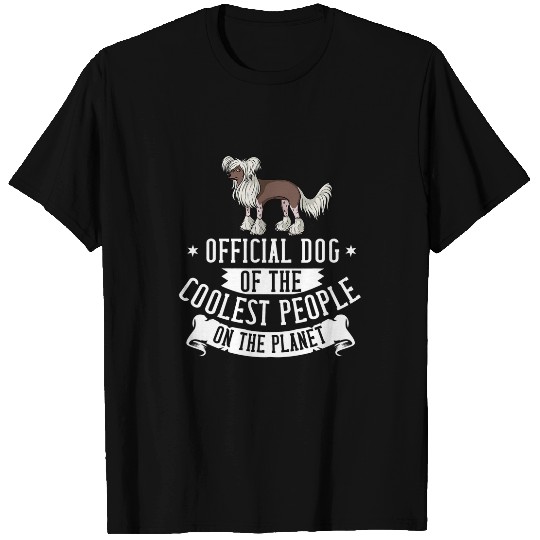 Chinese Crested Pet Powderpuff Dog Puppies Owner Lover T-Shirts