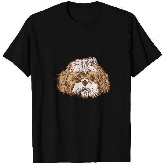 Shih Tzu Pet Face T-Shirts