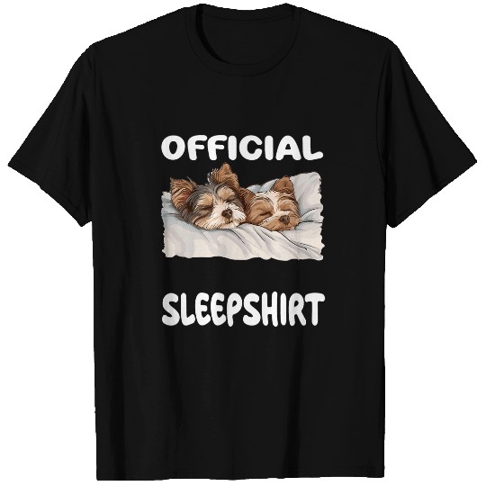 Biewer Terrier Pet Official Sleep Pajamas Nightgown T-Shirts