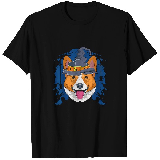 Corgi Pet Witch Funny Halloween Gifts Dog Lover Men Women 174 T-Shirts