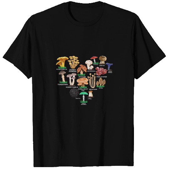 Discover Mushroom Mycology Fungus Foraging for Botanist Mycologist 1 T-Shirts