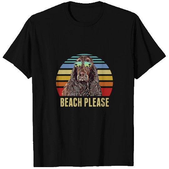 Boykin Spaniel Pet Beach Please Boykin Spaniel Dog Funny Summer T-Shirts