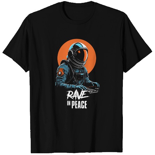 Cosmonaut Sigma Phonk EDM astronaut DJ Rave in peace T-Shirts