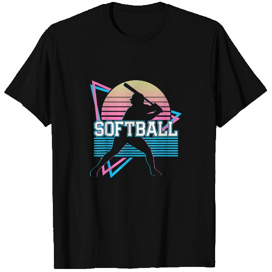 Sport Softball Player Retro softball Coachs softball team T-Shirts