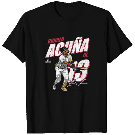 Sport Baseball MLBPA Major League Baseball Ronald Acuna Jr MLBRAC3001 T-Shirts