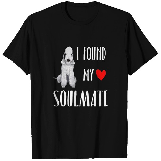 Bedlington Terrier Pet I Found My Soulmate Bedlington Terrier Dog Lover bests Friend T-Shirts