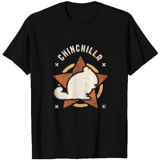 Chinchilla Mammal Retro Classic Animal T-Shirts
