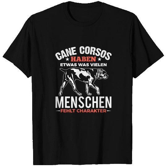 Cane Corso Pet Character Funny Saying T-Shirts
