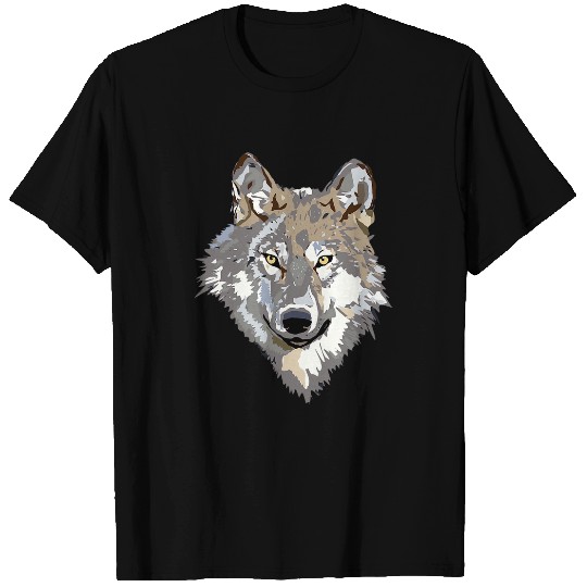 Coyote Mammal Grey wolfs Wildlife Art Fashion T-Shirts
