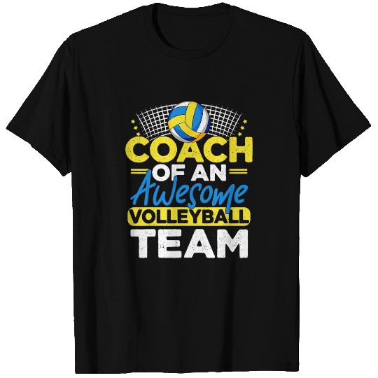 Coachs of an Awesome Volleyball Team Funny Volleyball Coach T-Shirts