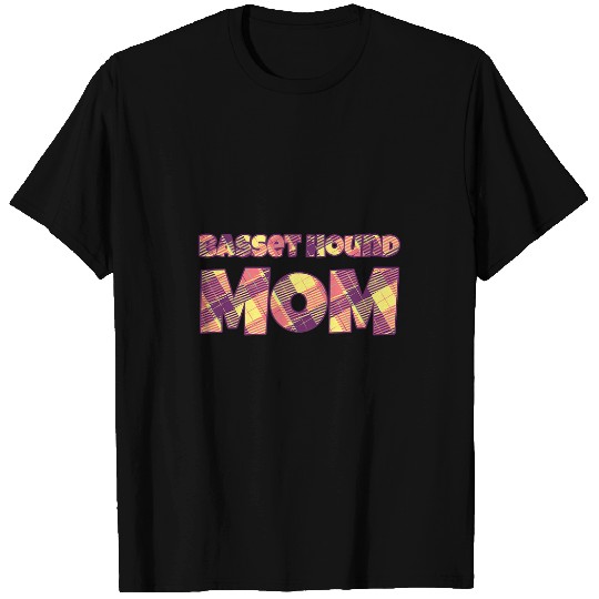 Basset Hound Pet Mom Dog Breed Dog Lover Puppy Pets Funny T-Shirts