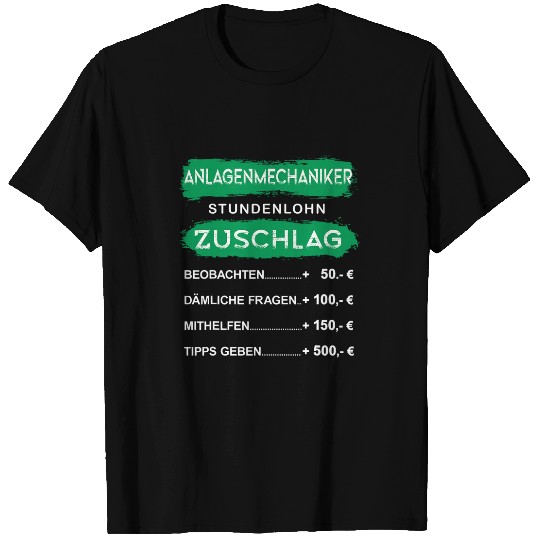 Discover Funny Plant Mechanic with German Text Shrhrhrswag  Hourly T-Shirts