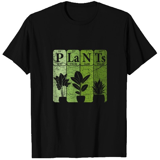 Plants Periodic Table Elements Plant Lover Botany 1 T-Shirts