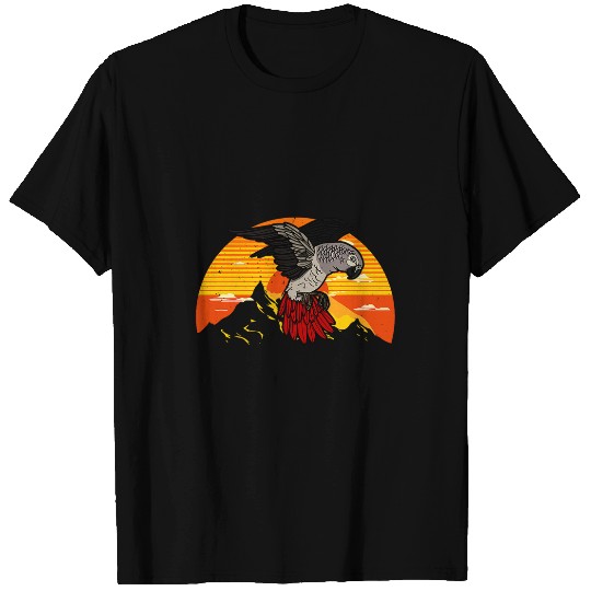 African Gray Parrots Biologist Ornithologist Birdwatching 2 T-Shirts