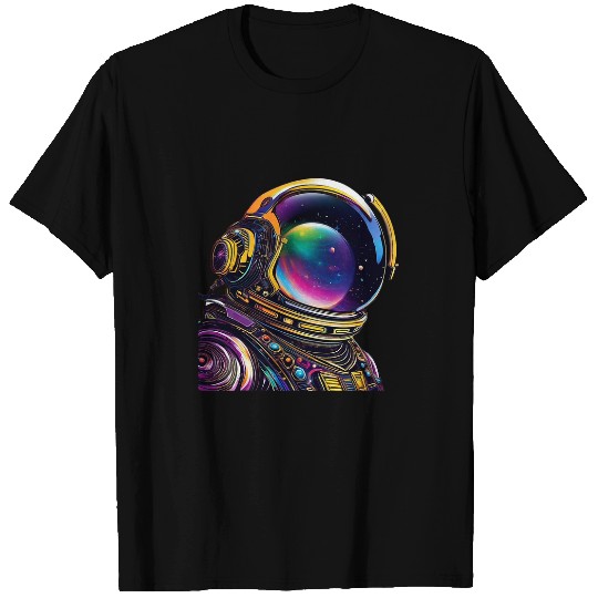 Discover Cosmic Surreal Journey Astronaut Trippy Space Design T-Shirts