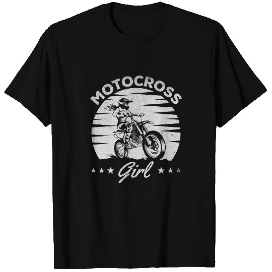 Motocross Girl Supercross Girl Enduro OffRoad Dirtbike Girl T-Shirts