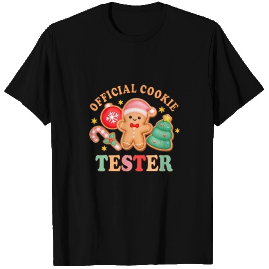 Official Cookie Tester Christmas Couples Matching Toddler T-Shirts