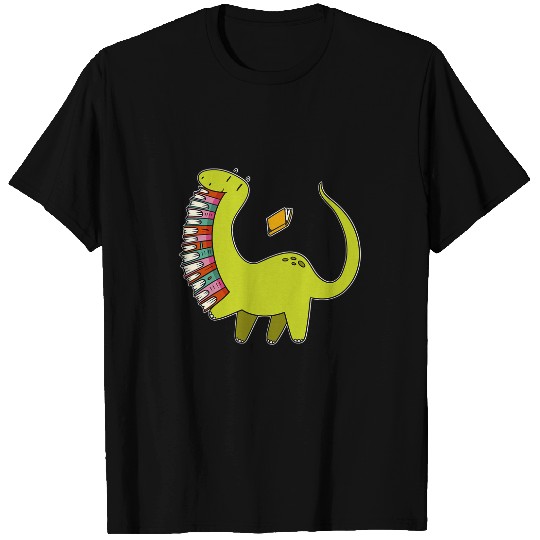Dinosaur Pet Brontosaurus Reader Bookmarks Reading Librarian Student Book T-Shirts