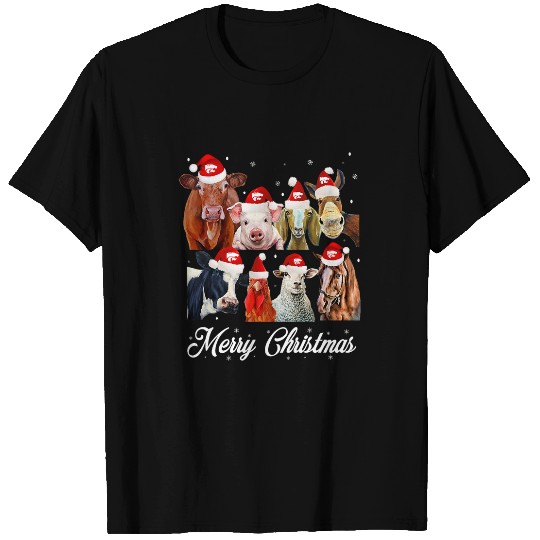 Kansas State Wildcats xmass Farmer xmass Farm Animals T-Shirts