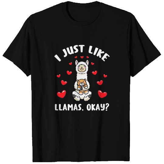 Llama Pet Stuffed Animal Lama Alpaca T-Shirts
