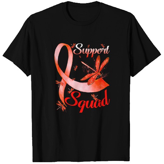 ADHD Ribbon Warrior Support Squad Dragonfly ADHD Awareness T-Shirts