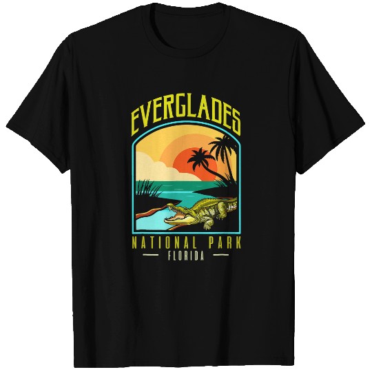 Alligator Pet Everglades National Park US Crocodile Florida Alligators 2 T-Shirts