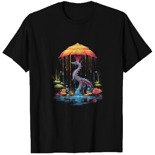 Dragon Pet Dragon Cool Surreal Japanese Dragon Fantasy Aesthetic 31 T-Shirts