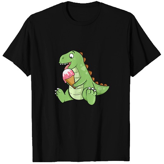 Dinosaur Pet Ice Cream Dinosaur Brontosaurus Delicious Icecream Dino T-Shirts