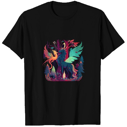 Unicorn Pet Phoenix Magic Fantasy Creatures T-Shirts