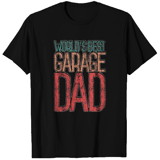 Garage Dad Fixer Retro Auto Mechanic Diesel Truck Car Lover T-Shirts