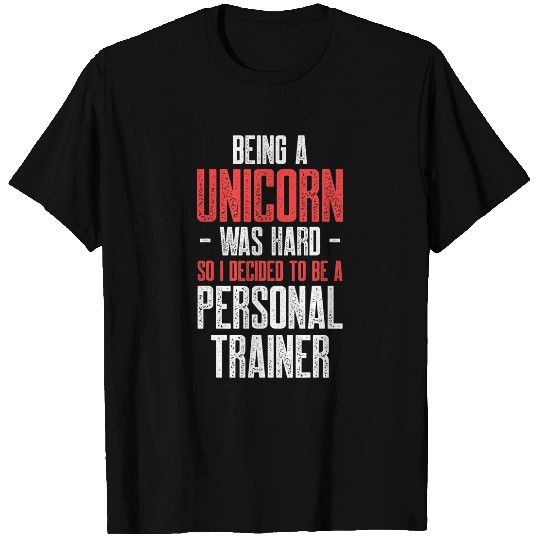 Unicorn Pet Personal Trainer Gym Coachs Unicorn Wellness Coachsing T-Shirts