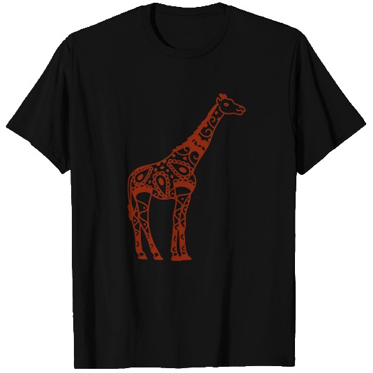 Giraffe Pet Mandala T-Shirts