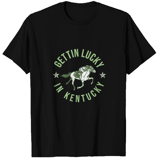 Horse Pet Funny Derby vintages Getting Lucky In Kentucky Horse Racing 2 T-Shirts